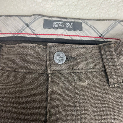 Wide Leg Brown Low Crotch Barrel Baggy Pants