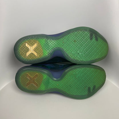 Nike Kobe Overcome Peach Jam Emerald Glow Purple Basketball Shoes 9.5 705317-305