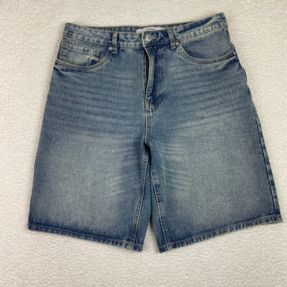 Vintage Baggy UH Denim Whiskered Jean Shorts