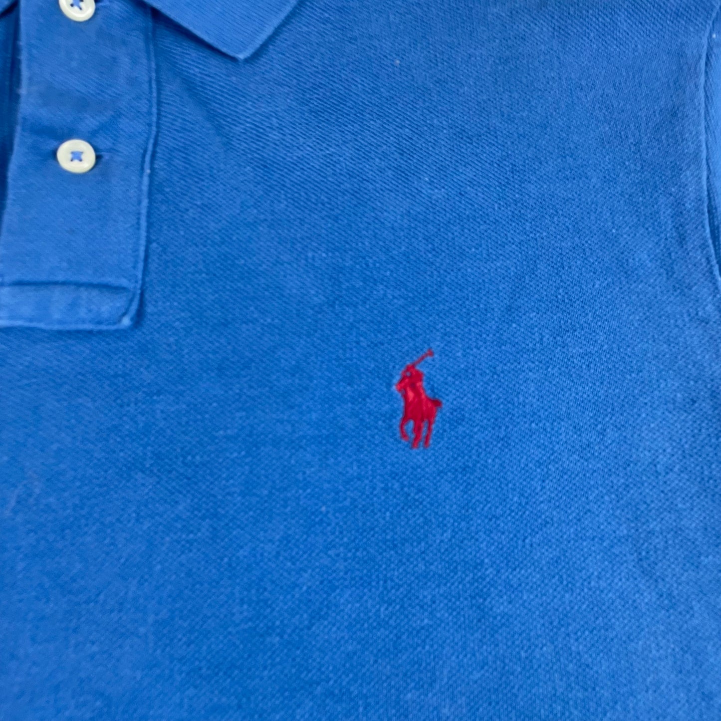 Polo Ralph Lauren Custom Fit Blue Polo
