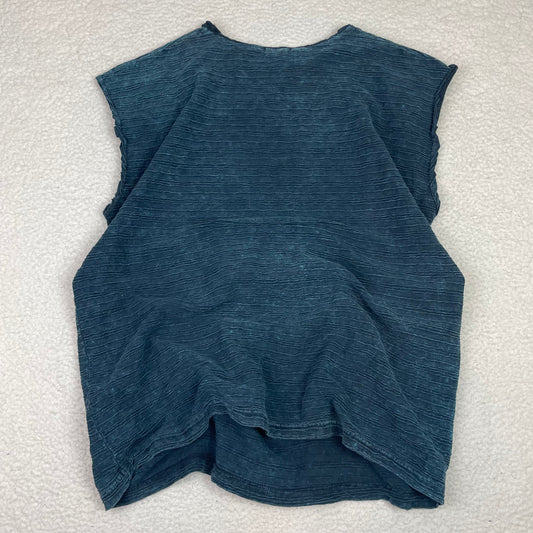 Vintage Ocean Pacific Indigo Dyed Ribbed Sleeveless Vest