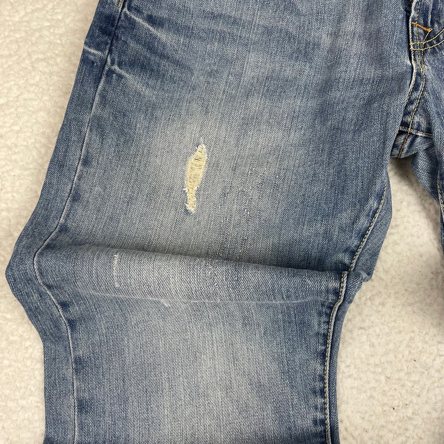 Vintage Christian Audigier Loose Fit Light Wash Jeans
