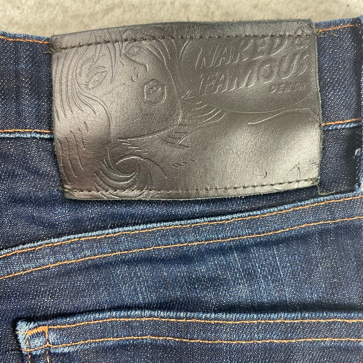 Naked & Famous Indigo Power Stretch Skinny Guy Jeans