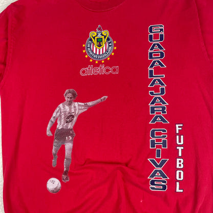 Atletica Guadalajara Chivas Futbol Red Graphic Shirt