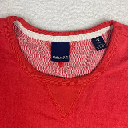 Scotch & Soda Maneki-neko Cat Red Pullover Sweatshirt