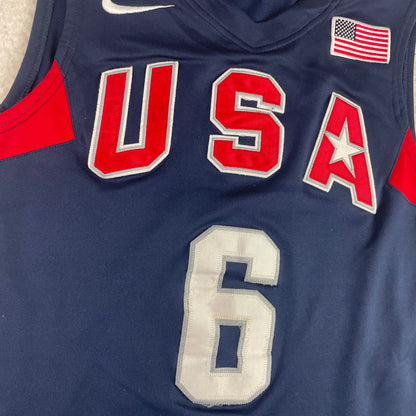 100% Authentic Nike Team USA Lebron James Jersey 2008