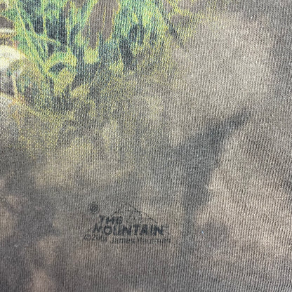 The Mountain Moose Graphic Brown Tie Dye Nature T-Shirt