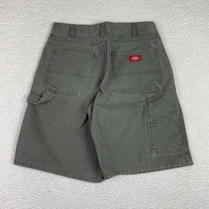 Vintage Dickies Olive Green Carpenter Canvas Shorts