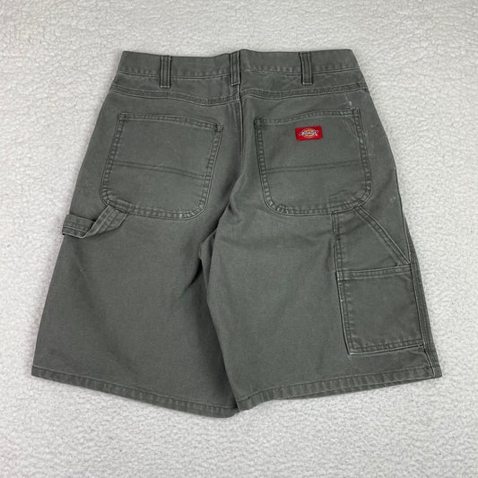 Vintage Dickies Olive Green Carpenter Canvas Shorts