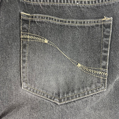 Y2K DKNY Light To Dark Gray Wash Baggy Jeans