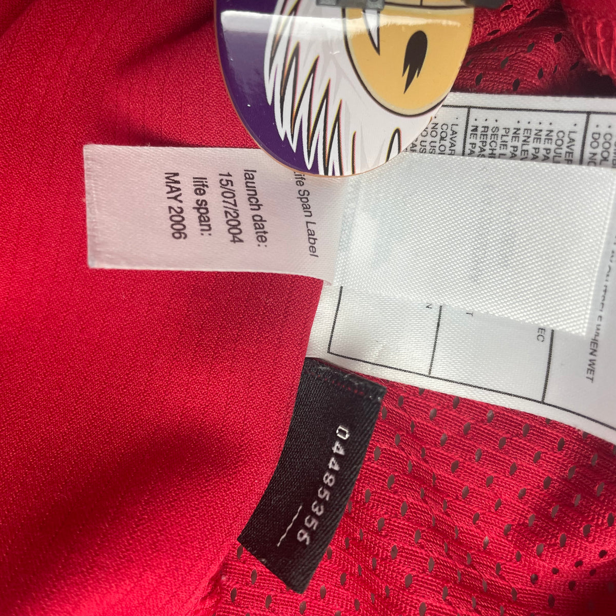 Y2K Nike Red Manchester United Vodafone Soccer Jersey M 04 06