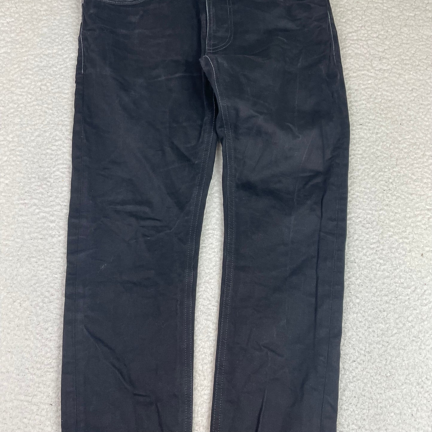 Nudie Jeans Co Black Denim Slim Straight Jeans