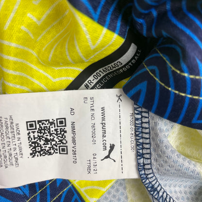 Puma Fenerbahçe Mehmet 7 Soccer Jersey Yellow Navy Striped
