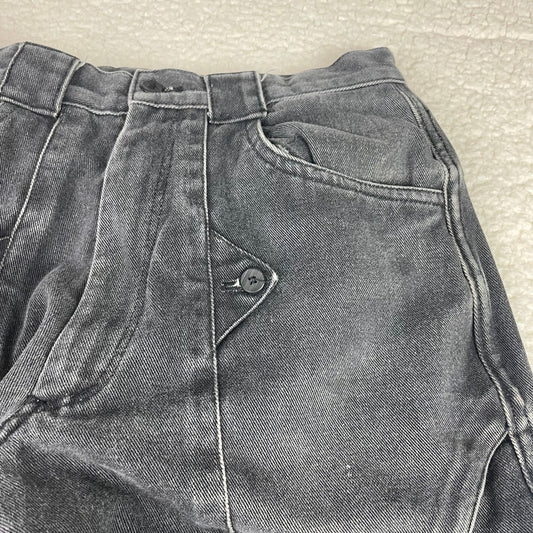 Vintage Arrston Volaju Kohshin Satoh Black Denim Barrel Jeans 28