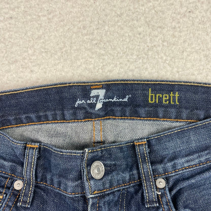 7 Seven For All Mankind Brett Dark Wash Bootcut Jeans