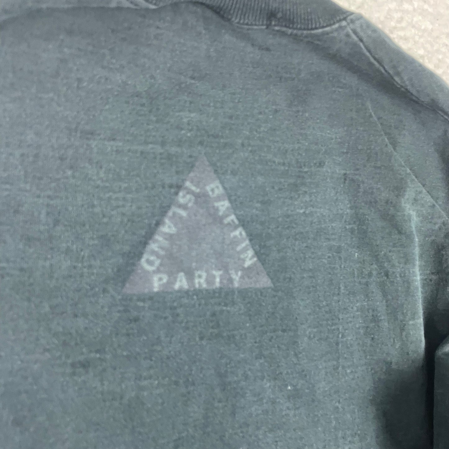 Vintage Made in Canada Fruit of Loom Black Fade Shirt