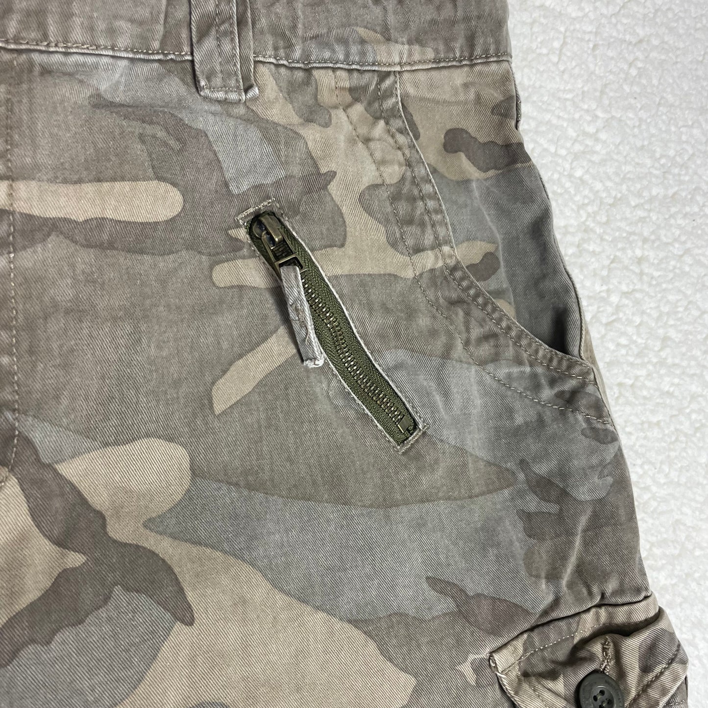 Vintage Super Baggy Woodland Camo Pants