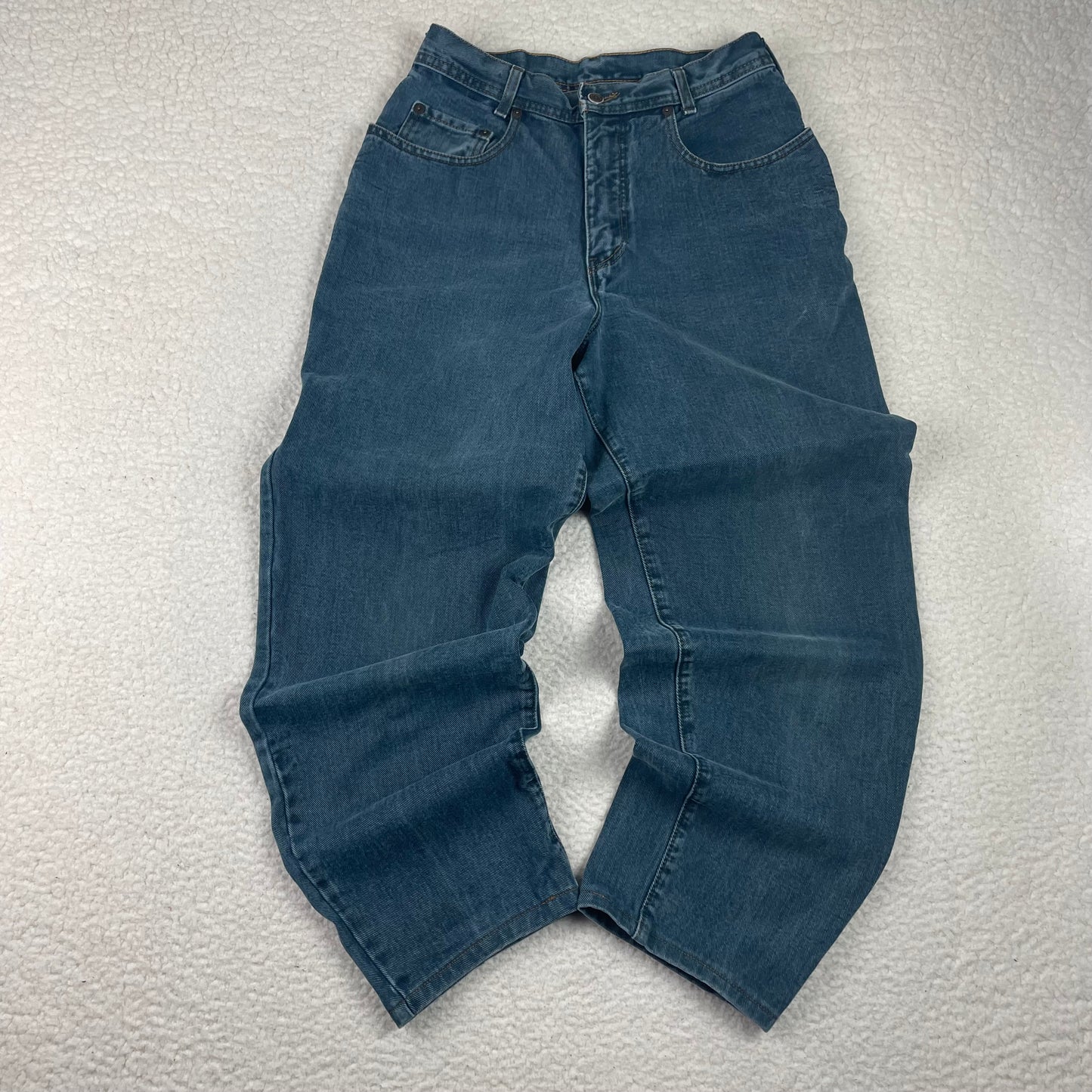 Vintage Parasuco Medium Wash Barrel Fit Jeans