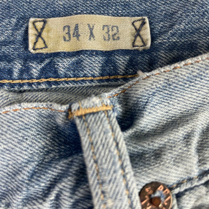 Polo Ralph Lauren Baggy Loose Light Wash Jeans