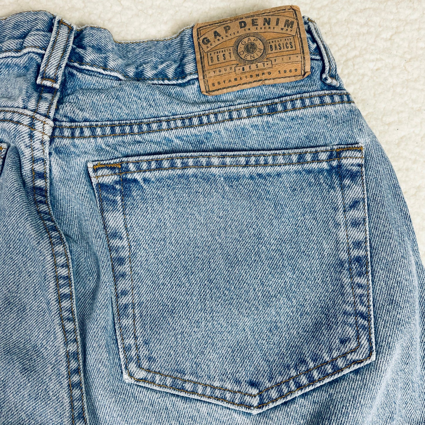 Vintage Gap Denim Light Wash Blue Baggy Jeans