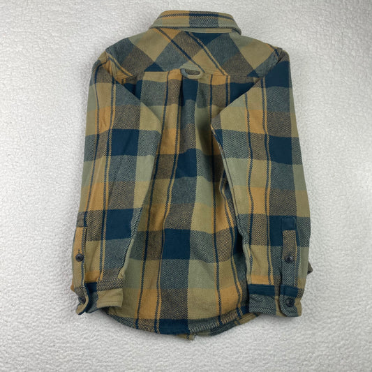 Frank & Oak Button Up Plaid Shrit Fleece Shacket