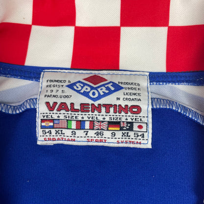 Valentino Sport Croatia Robert Jarni 17 Soccer Jersey Blue
