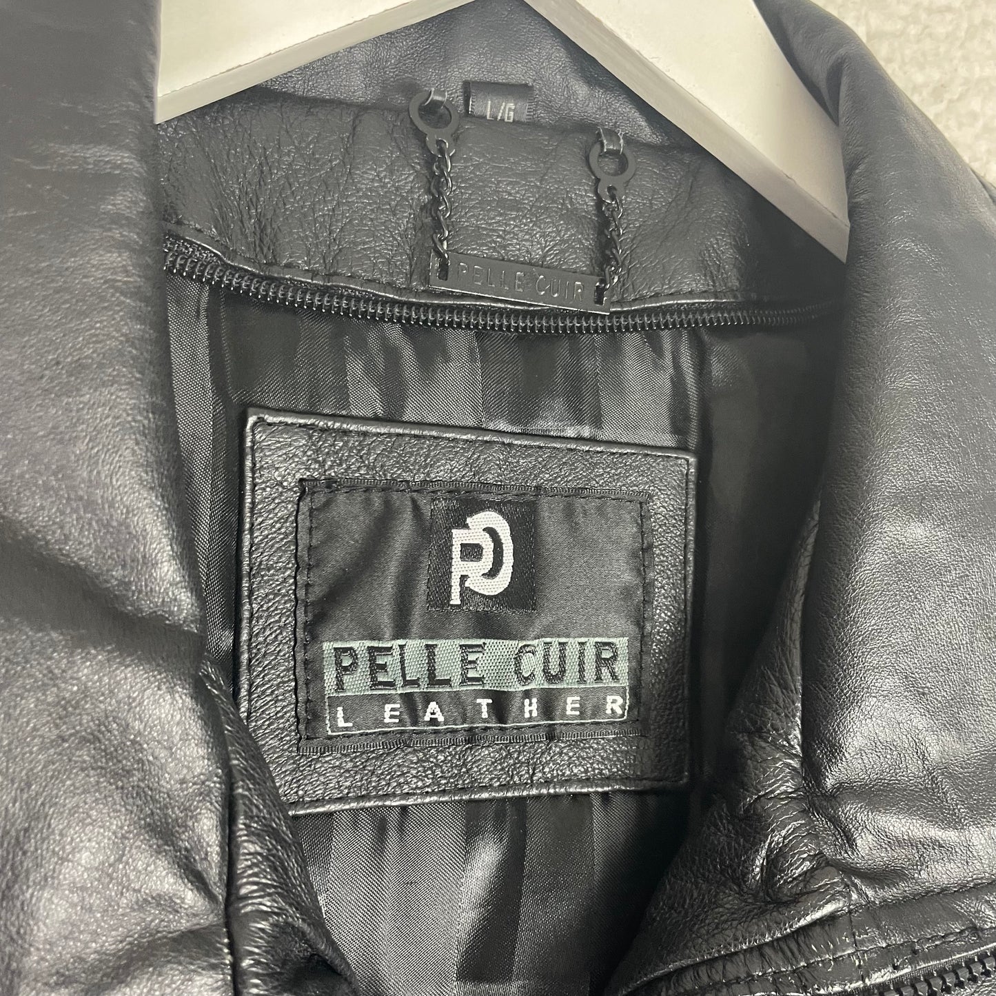Pelle Cuir Genuine Leather Bomber Jacket