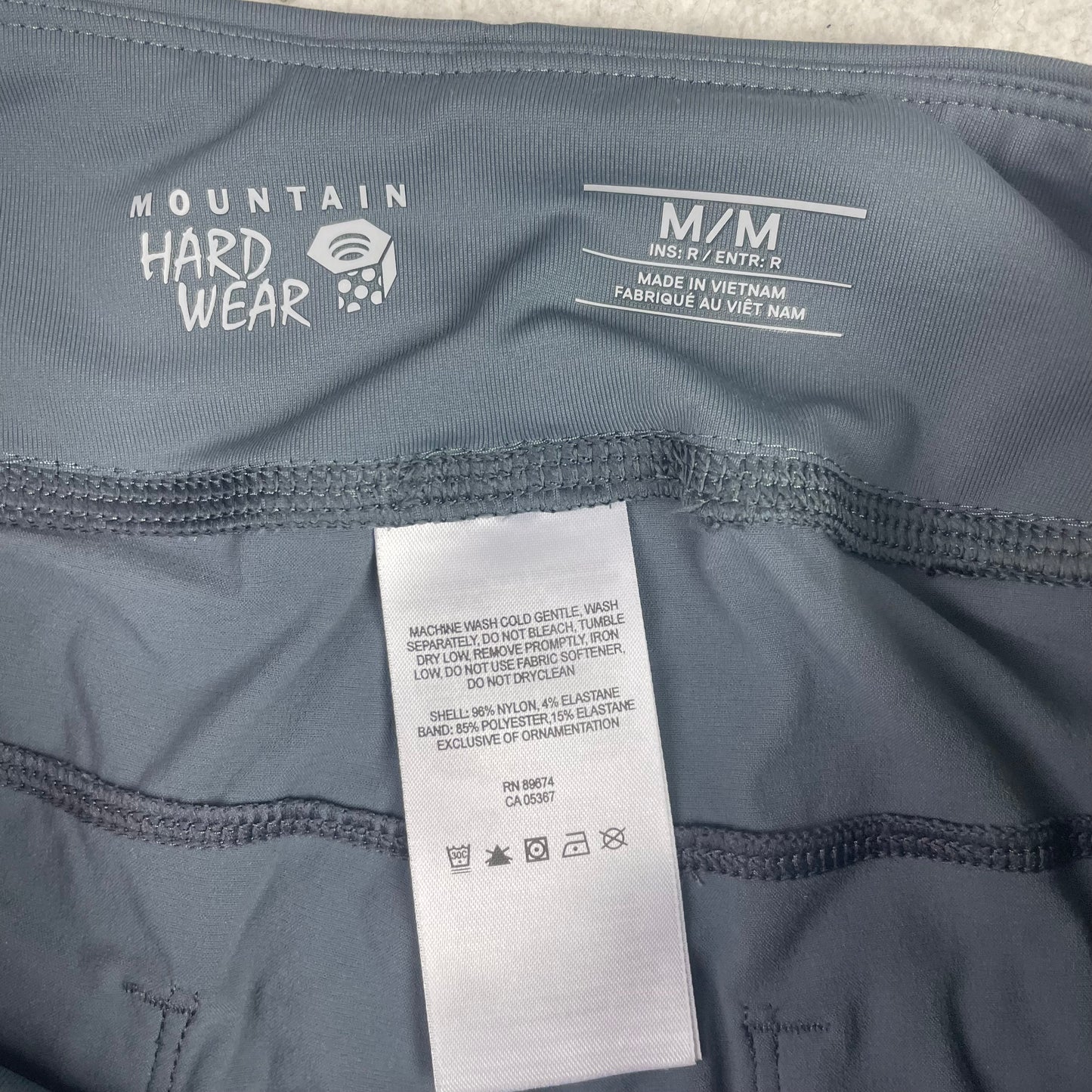 Mountain Hardwear Dynama Ruched Hem Hiking Pants Grey