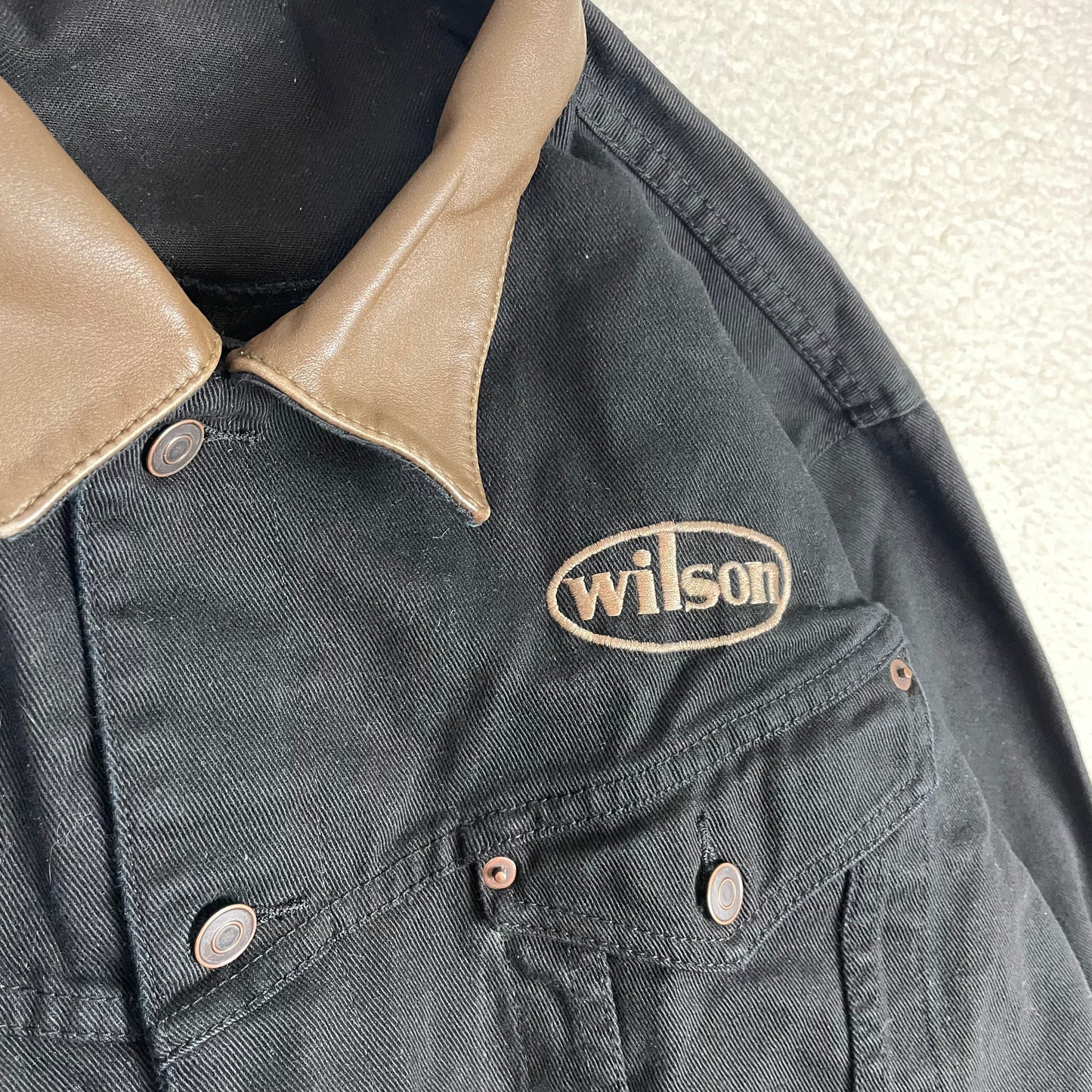 Vintage Wilson Mixed Materials Chore Barn Jacket