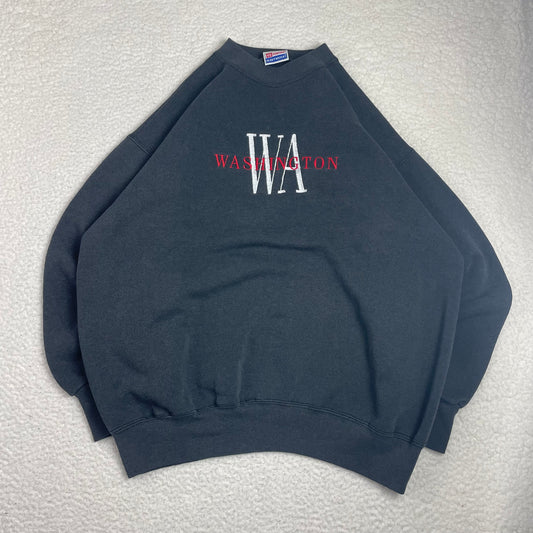 Vintage Washington Gray Pullover Sweatshirt