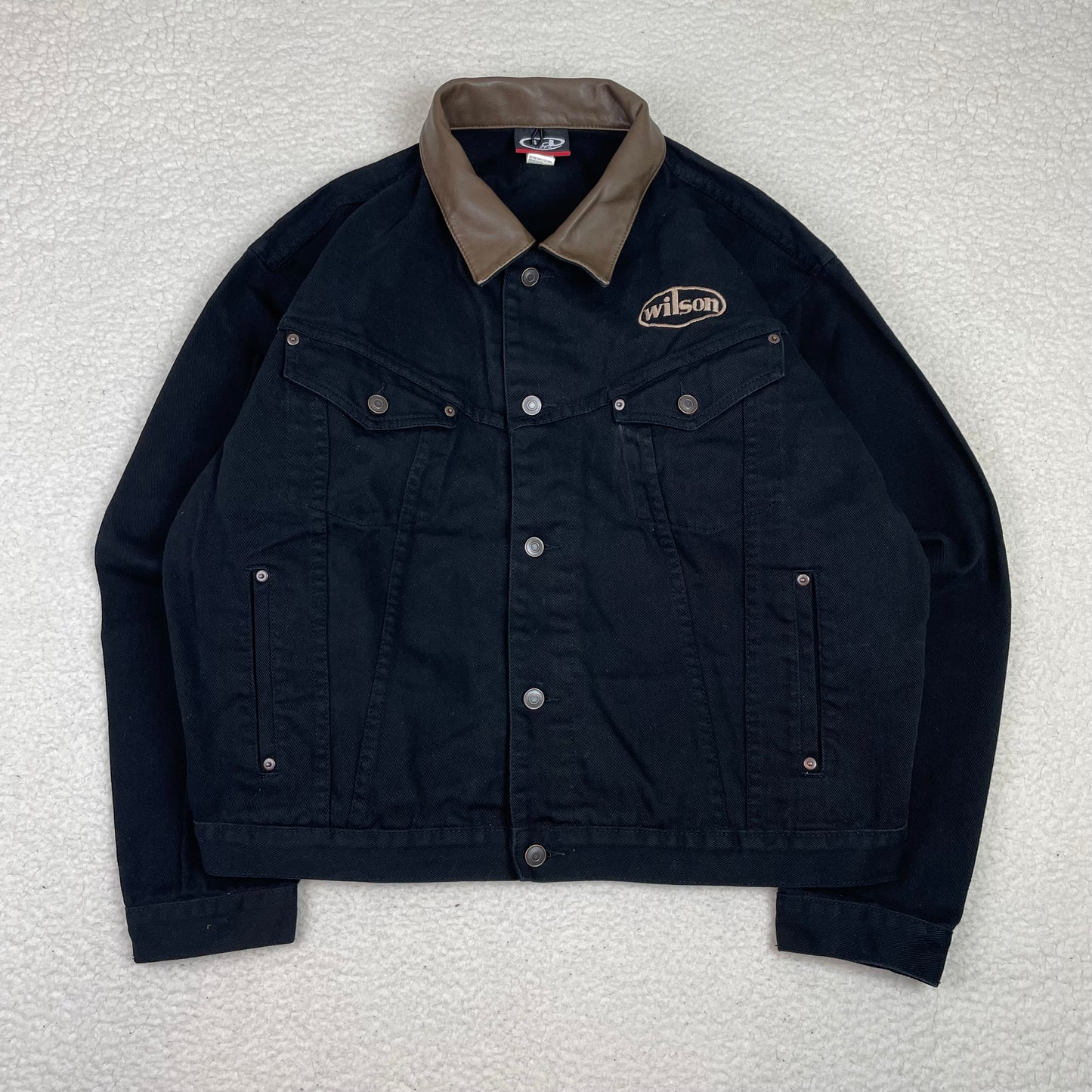 Vintage Wilson Mixed Materials Chore Barn Jacket