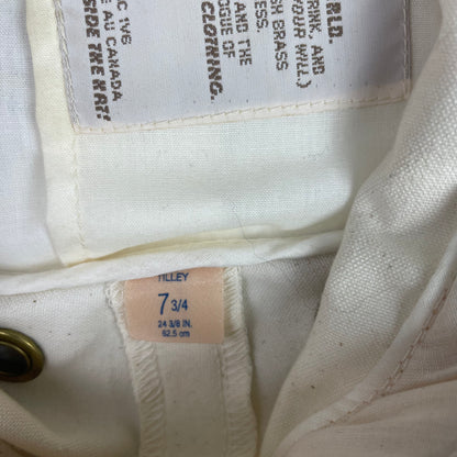 Tilley Off-White Cotton Duck Safari Hat 7 3/4 Gorpcore Made In Canada