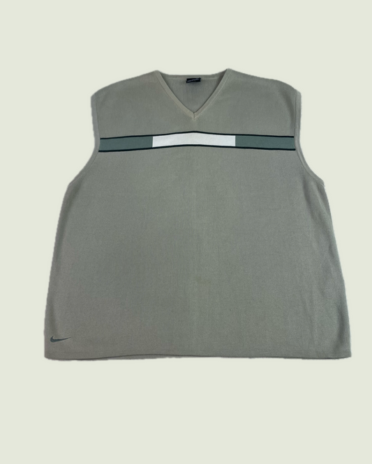 Vintage Nike Tripe Taupe Golf Tiger Woods Vest
