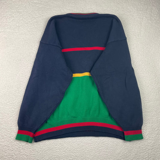 Vintage United Colors of Benetton Colour Block Argyle Sweater