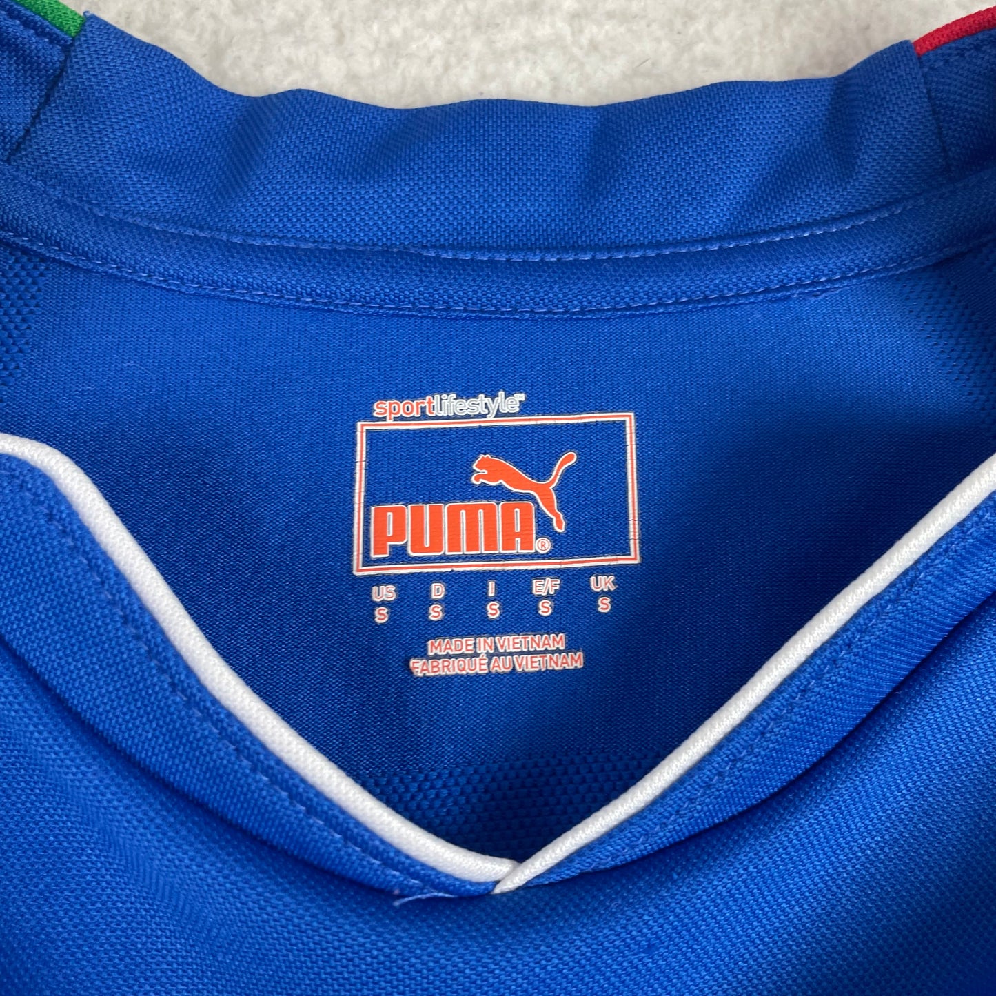 Y2K Puma Italy Football Club Long Sleeve Jersey 2014