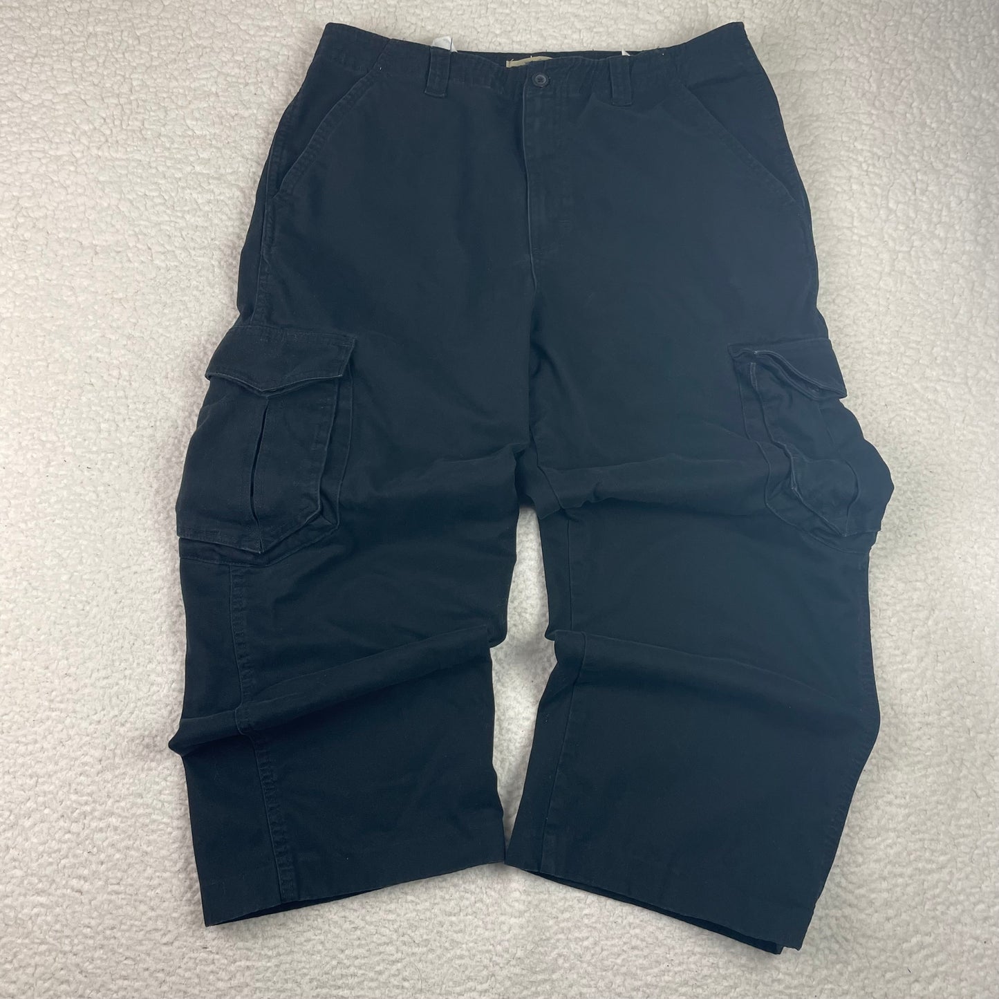 Y2K Wrangler Loose Fit Smoked Black Cargo Pants
