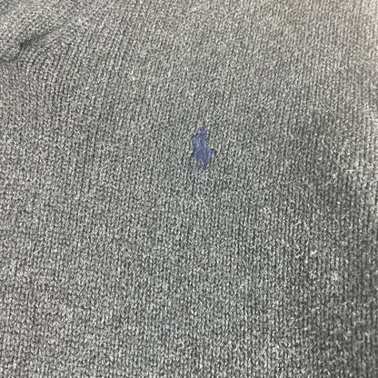 Polo Ralph Lauren Shawl Collar Gray Sweater