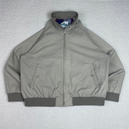 Vintage Harrington Style Chore Yoke Back Zip Up Jacket