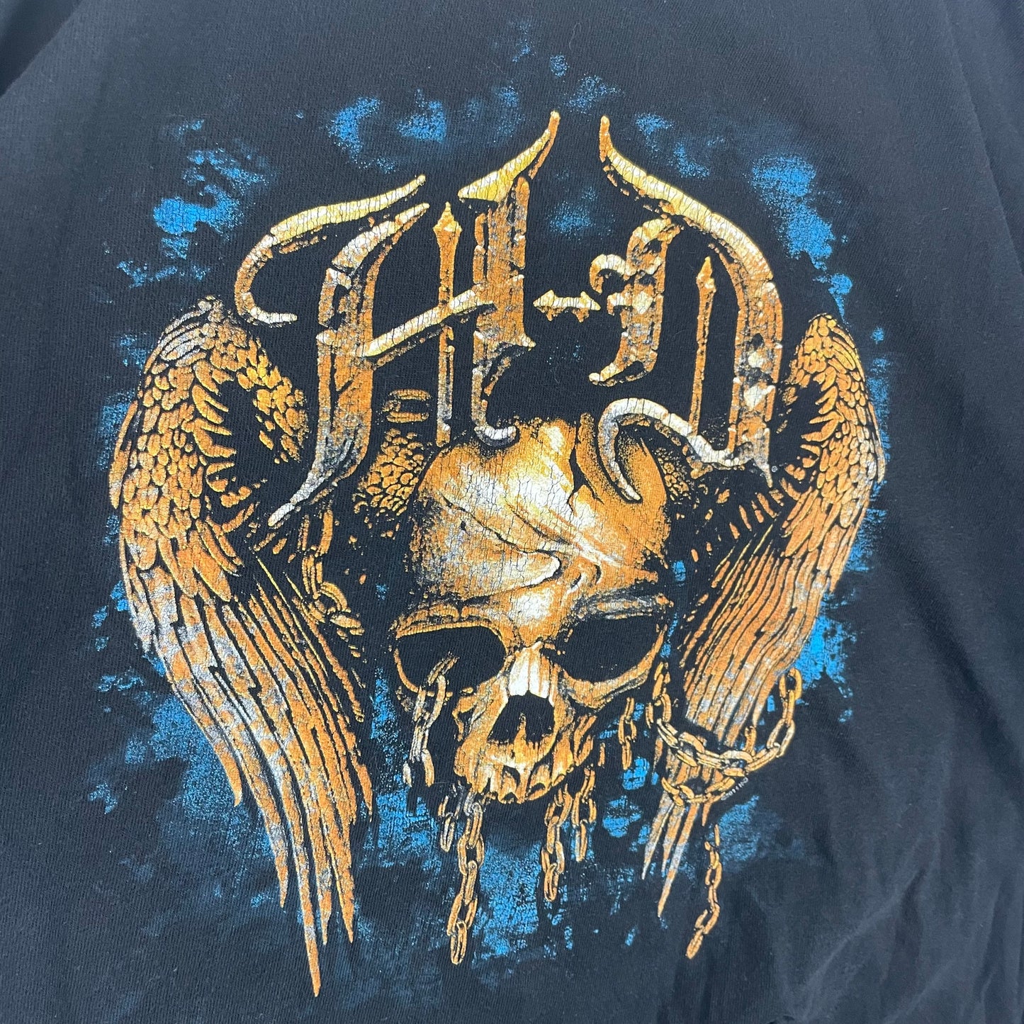 Vintage Harley Davidson Y2K Skulls Shirt
