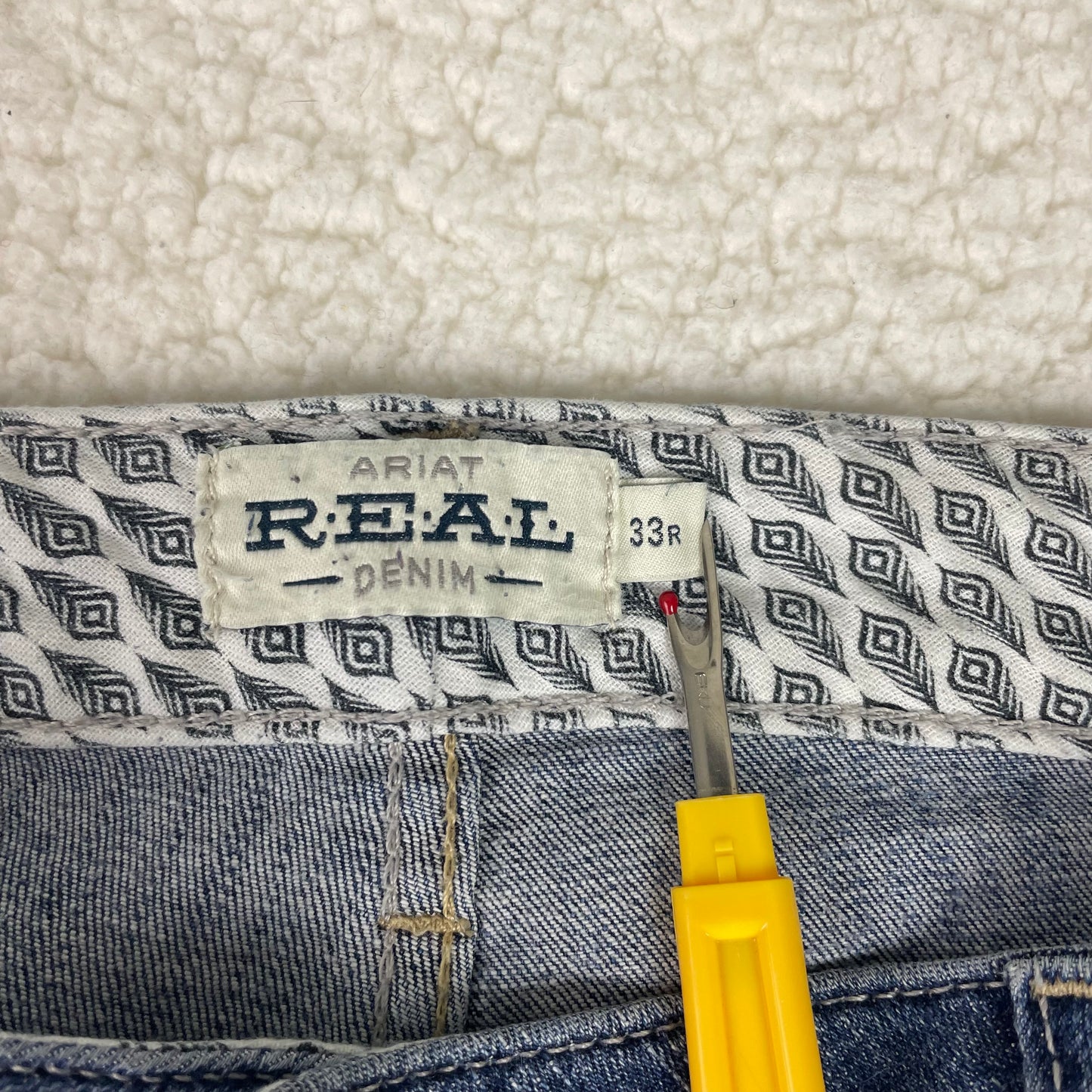 Vintage Ariat Wide Leg Super Flare Medium Wash Jeans