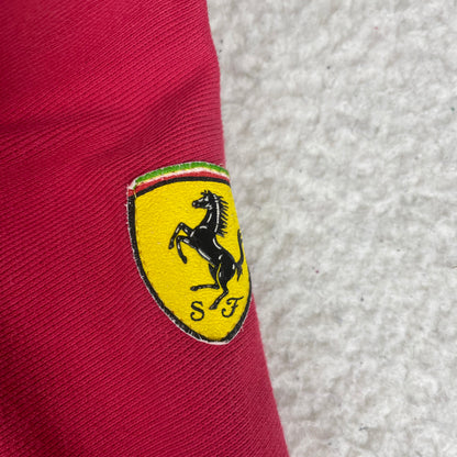 Puma X Ferrari Red Zip Up Track Jacket L Scuderia Ferrari Blokette