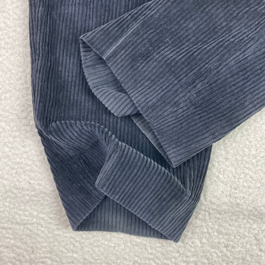 Vintage Avanzata Harry Rosen Navy Blue Corduroy Baggy Barrel Pants 36