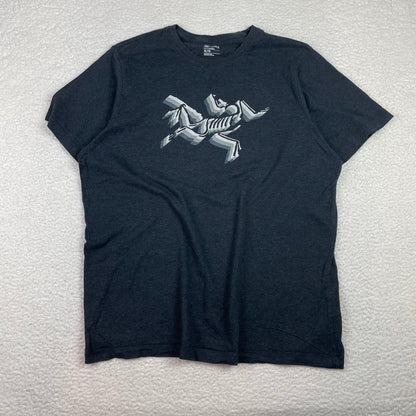 Arc'teryx Heather Dark Gray Geometric Graphic Shirt