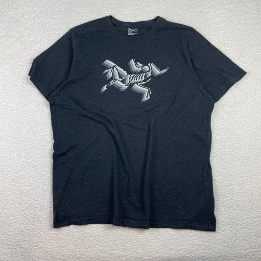 Arc'teryx Heather Dark Gray Geometric Graphic Shirt