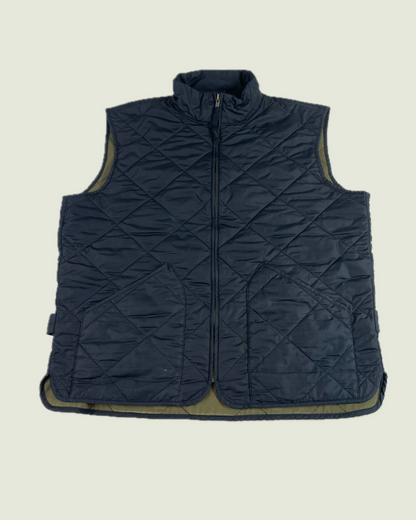 J Crew Walker Black Quilted Lightweight Vest