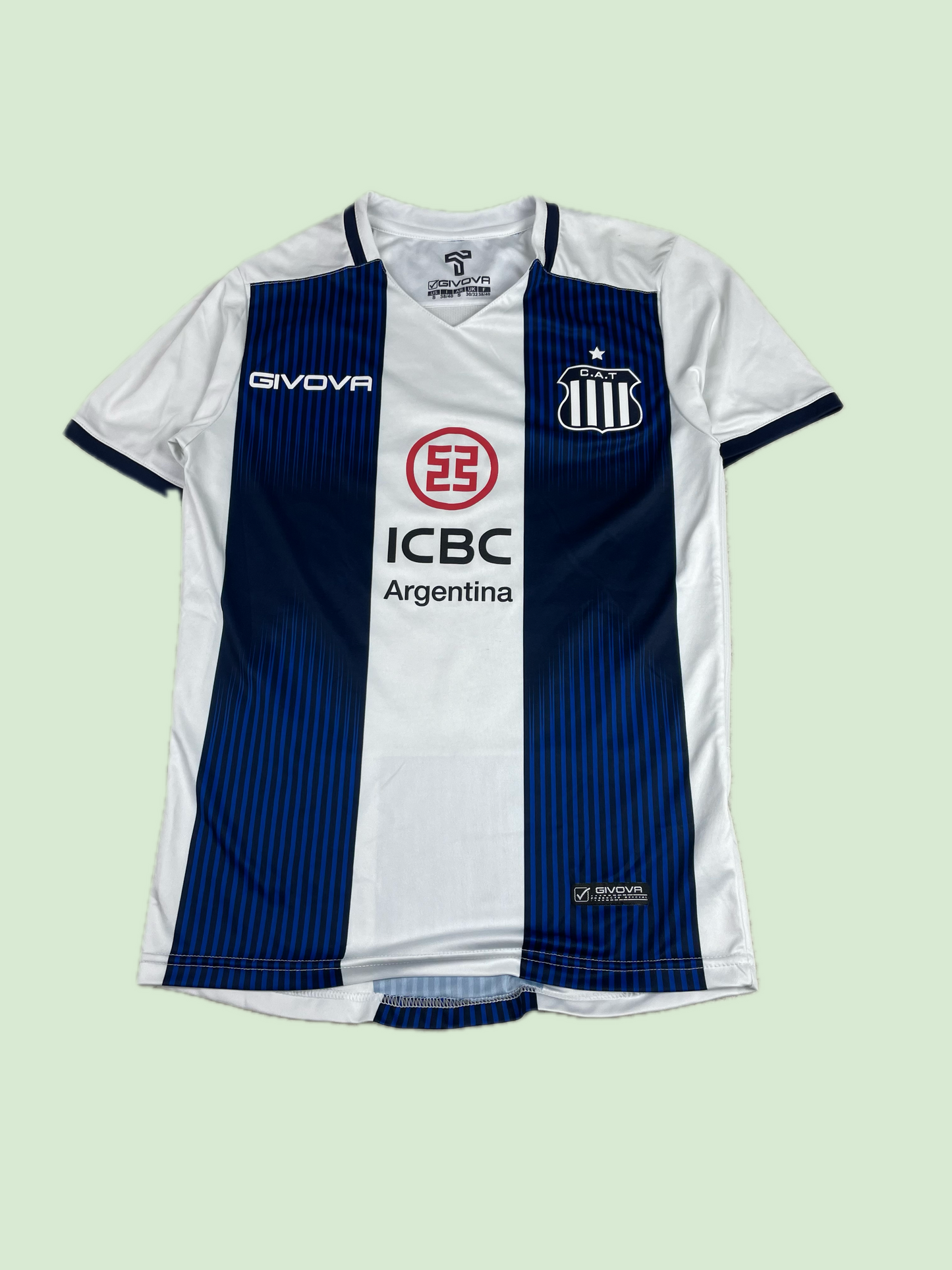 Givova Club Atletico Talleres Argentina Soccer Jersey Blue White 20 21