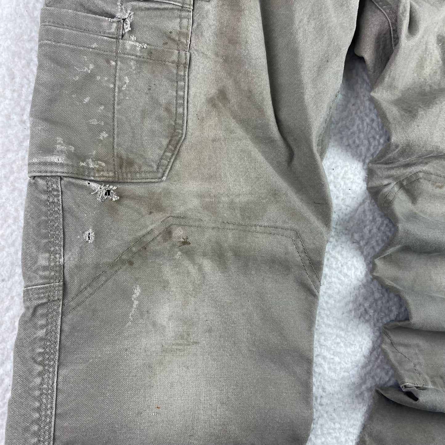 Vintage Noble Double Knee Canvas Double Knee Cargo Pants