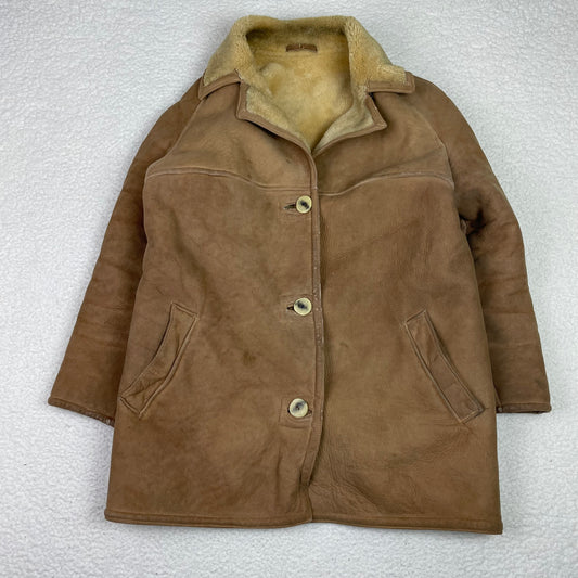 Vintage 1950s Abercrombie & Fitch Marlboro Man Shearling Jacket