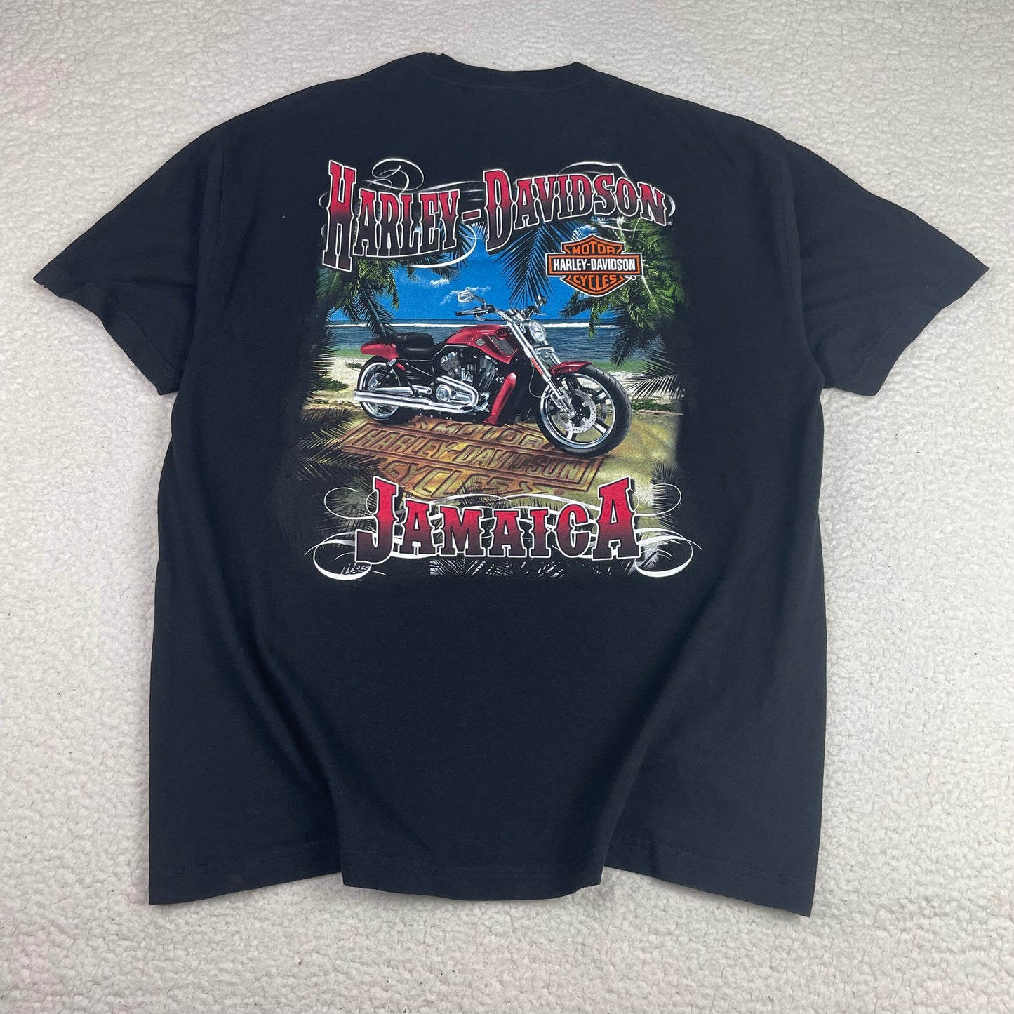 Harley-Davidson Jamaica Graphic T-Shirt Black