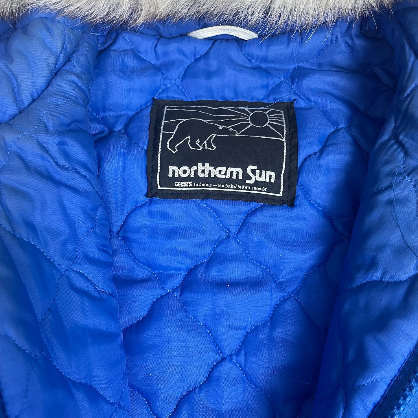 Vintage Inuvik Wool Parka Hand Made Panda Embroidery